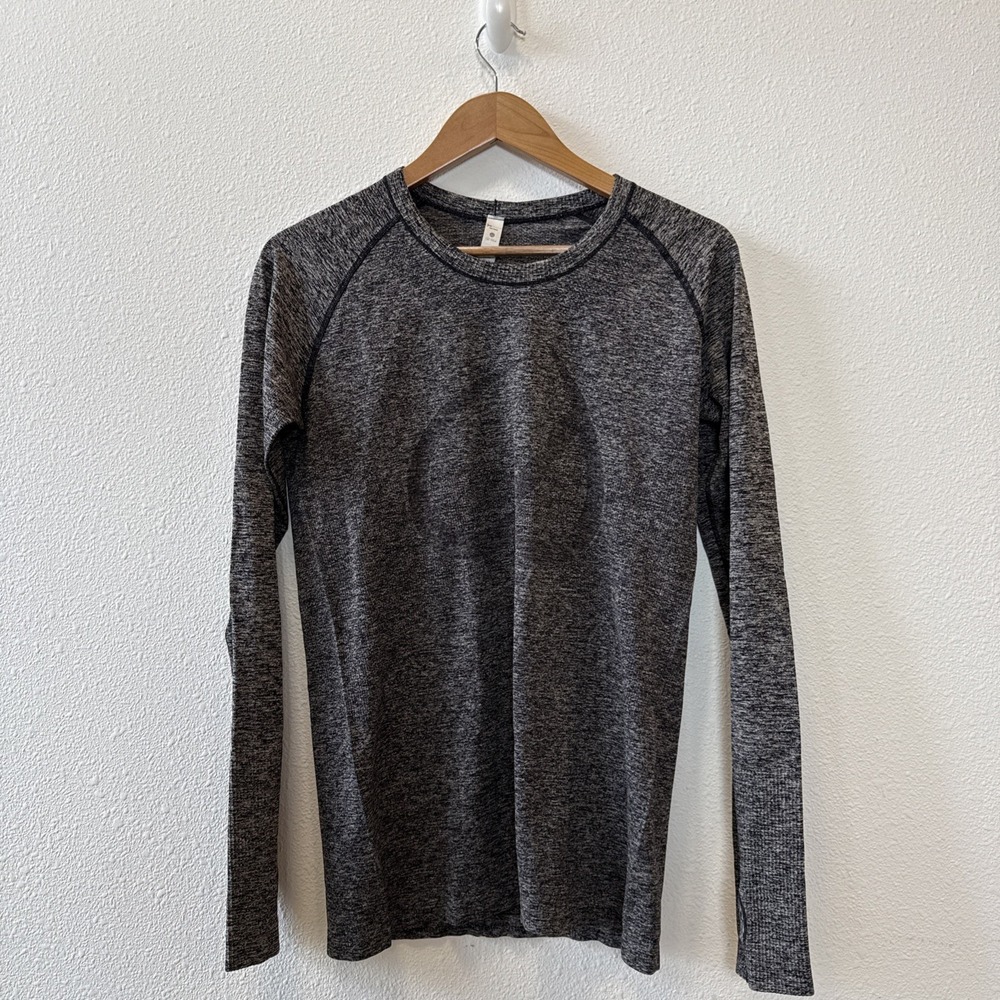 CRZ‎ Yoga Black Long Sleeve Thumbhole Top Size XL